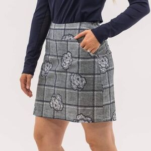 NWOT Foray Golf Women's Plaid Floral Printed Skirt
